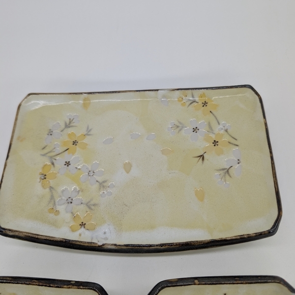 Vintage Small Sushi  And Wasabi Plate Ceramic Serving Tray Set - Picture 5 of 7